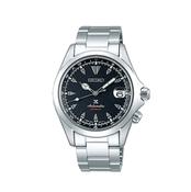 Seiko Gents Automatic Alpinist Black Dial on Stainless Steel Bracelet image