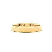3mm Ladies Classic Plain Wedding Band In 18ct Yellow Gold - M image