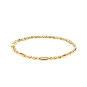 Fancy Rope Style Link Bracelet in 9ct Yellow Gold image