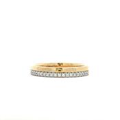18ct Yellow Gold Natural Diamond Double-Band Wedding Ring image