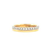 18ct Yellow Gold Natural Diamond Wedding Ring image