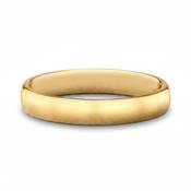 4mm Gents Classic Plain Wedding Band In 18ct Yellow Gold - R image