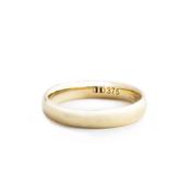 5mm Gents Classic Plain Wedding Band In 9ct Yellow Gold - S image
