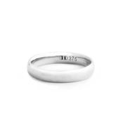 5mm Gents Classic Wedding Band In 9ct White Gold - U image