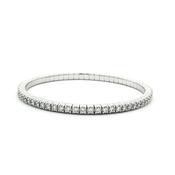 Natural Diamond 2.85ct Flexi Line Bracelet F VS image