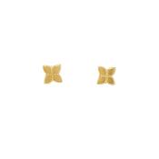 Leaf Stud Earring in 9ct Yellow Gold