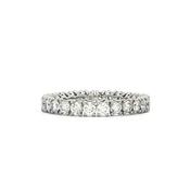 1.27ct Natural Diamond Full Hoop Eternity Ring Set in Platinum image