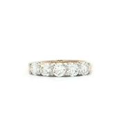 Five Stone Diamond Eternity Ring in 18ct Yellow Gold image