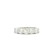 5 Stone 1.51ct Natural Diamond Eternity Ring in 18ct White Gold image