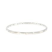 22.3g Solid Bangle 22 Natural Diamonds set in Palladium