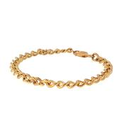 Ladies Loose Curb Link Bracelet Weighing 14.4g in 9ct Yellow Gold
