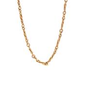 Ladies Solid Fancy Link Chain 22 Inches Weighing 31.4g in 9ct Yellow Gold image