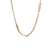 Ladies 26'' Paper Link Fancy Chain Weighing 10.7grams in 9ct Yellow Gold