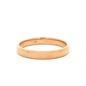 Classic 18ct Rose Gold Vintage Band Ring image