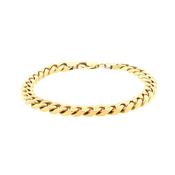 18ct Yellow Gold Curb Chain Bracelet 49.6 Grams image