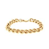 9ct Yellow Gold Curb Bracelet with Lobster Catch image