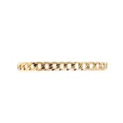 15.7g Vintage 9ct Yellow Gold Gents Curb Bracelet image