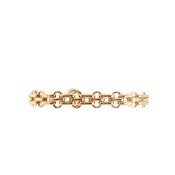 Vintage 9ct Yellow Gold Chain Bracelet with Bolt Catch image