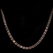 Twisted Rope Anchor Chain Necklace Weighing 11.6g in 9ct Yellow Gold image