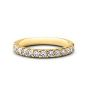 Natural Diamond 0.60ct Ladies 2.7mm Wedding Ring - L image