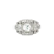 0.65ct Natural Diamond Box Set Ring Set in Platinum image