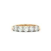 Five-Stone Natural Diamond Ring in 18ct Yellow Gold image