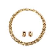 Boucheron Demi Parure of Necklace &amp; Earrings 18ct Yellow Gold