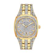 Bulova Gents Crystal Phantom Dress Stainless Steel Bracelet image