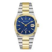 Bulova Gents Super Seville Precisionist Navy Dial Two Tone Bracelet image