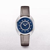 Bulova Ladies Duality Watch with Blue Dial and Bracelet plus Two Leather Straps