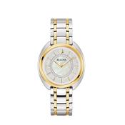 Bulova Ladies Duality Watch with White Dial on an Interchangeable Bracelet