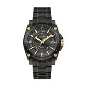 Bulova Marine Star Gents Diamond Black Dial on Stainless Steel Bracelet