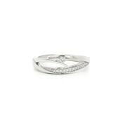 Diamond 0.5ct Dress Ring in White Gold - L image