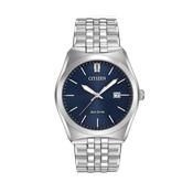 Gents Citizen Eco-Drive Corso Gold Tone Watch With Blue Dial