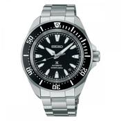 Gents Seiko Prospex 4R Hybrid Divers Black Dial and Bezel on Stainless Steel Bracelet