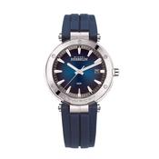 Herbelin Gents Newport Blue Dial on Blue Silicone Strap image