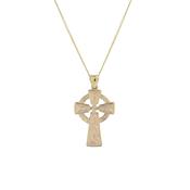 Large Celtic Cross in 10ct Yellow Gold