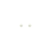 Mini Cultured Pearl Earrings in 9ct Yellow Gold
