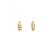 Mini Spike Hoops in 9ct Yellow Gold
