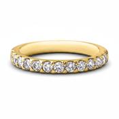 Natural Diamond 0.60ct Ladies 2.7mm Wedding Ring - J image