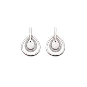 Pear Shape 0.16ct Natural Diamond Drop Earrings in 9ct White Gold image