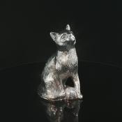 Vintage Small Sterling Silver Cat