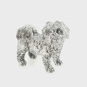 Vintage Sterling Silver Standing Shihtzu Dog Figure