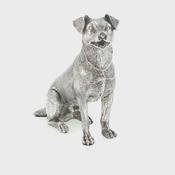 Vintage Sterling Silver Jack Russell Ornament