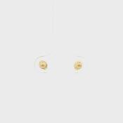 Mini Round Stud Earrings in 9ct Yellow Gold image