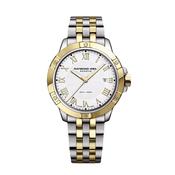 Raymond Weil Two Tone Mens Tango Watch With White Dial