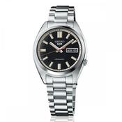 Seiko Gents 5 Sports Automatic Black Reinterpation on Stainless Steel Bracelet image