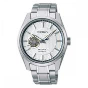 Seiko Gents Presage Sharp Edged 'Midday' Watch with 40mm White Dial