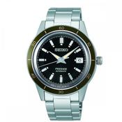 Seiko Gents Presage "Style 60's" Automatic Black Dial in Stainless Steel