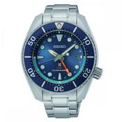 Seiko Gents Prospex Sea Aqua Sumo GMT Blue Dial Solar Diver's 45mm Watch